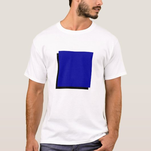 Klassiek geometrisch Bauhaus-plein T-shirt (Voorkant)