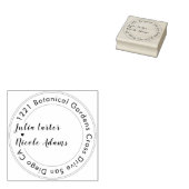 Klassiek geometrisch mandala patroon bruiloft rubberstempel (Gestempeld)