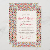 Klassiek geometrisch Mandala Pattern Vrijgezellenf Kaart (Voorkant / Achterkant)