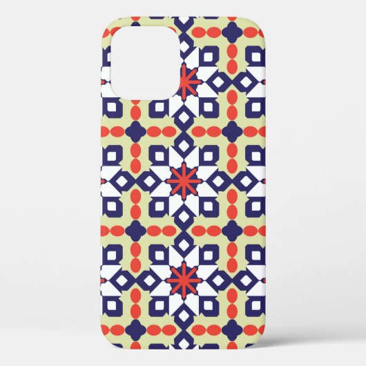 Klassiek geometrisch: naadloos sierontwerp Case-Mate iPhone case (Achterkant)