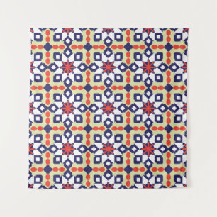 Klassiek geometrisch: naadloos sierontwerp wandkleed