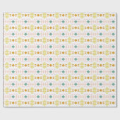 Klassiek geometrisch patroon in de Gray van de aar Cadeaupapier (Vlak)