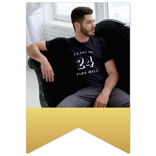 Klassiek gepersonaliseerd Afstuderen Vlaggetjes (Eerste vlag)