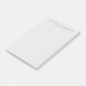 Klassiek gepersonaliseerd Gepersonaliseerd minimal Post-it® Notes (Schuin)