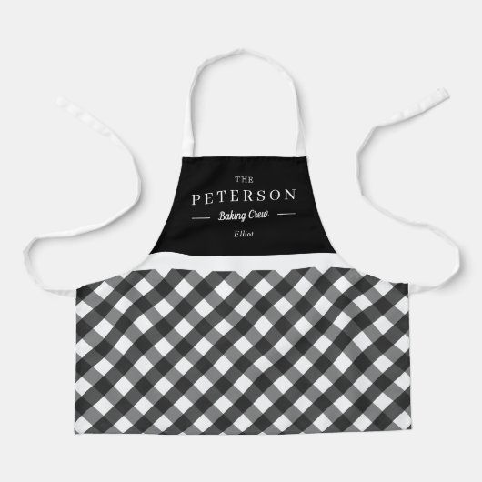 Klassiek gepersonaliseerd Kind Apron Schort (Voorkant)