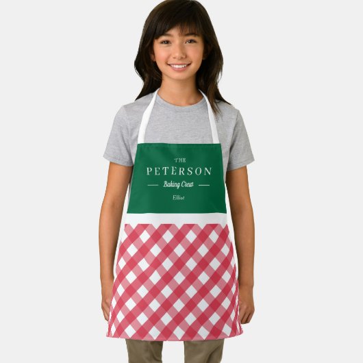 Klassiek gepersonaliseerd Kind Apron Schort (Insitu)