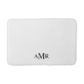 Klassiek gepersonaliseerd monogram badmat (Voorkant)