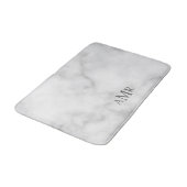 Klassiek gepersonaliseerd monogram badmat (Gekanteld)