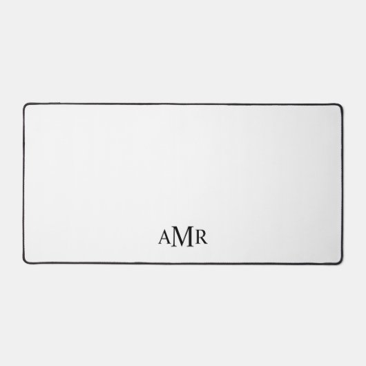 Klassiek gepersonaliseerd monogram bureaumat (Voorkant)