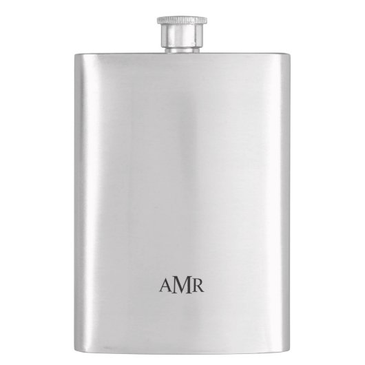 Klassiek gepersonaliseerd monogram flacon (Voorkant)