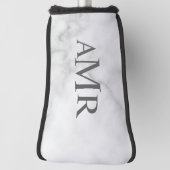 Klassiek gepersonaliseerd monogram golfheadcover (Draai 90)