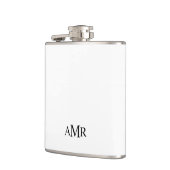 Klassiek gepersonaliseerd monogram heupfles (Links)