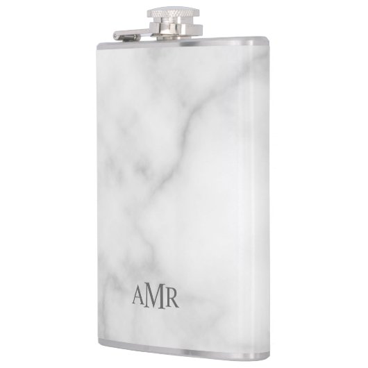 Klassiek gepersonaliseerd monogram heupfles (Links)