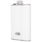 Klassiek gepersonaliseerd monogram heupfles (Links)