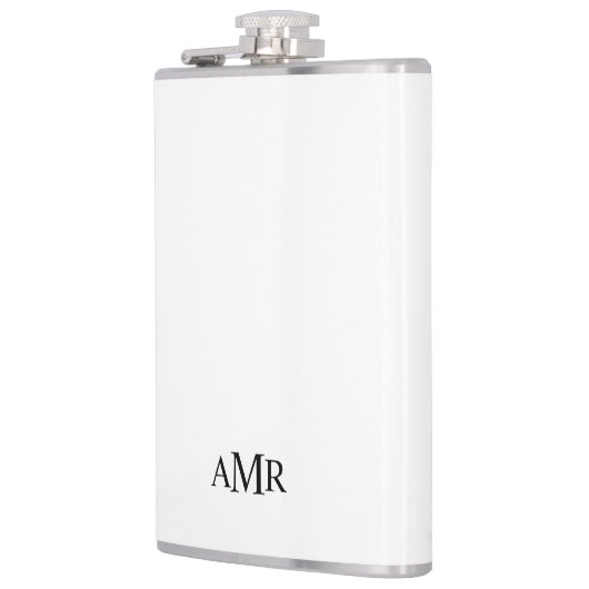 Klassiek gepersonaliseerd monogram heupfles (Links)