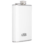 Klassiek gepersonaliseerd monogram heupfles (Rechts)