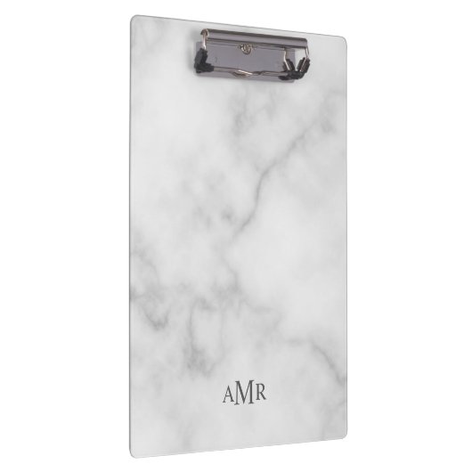 Klassiek gepersonaliseerd monogram klembord (Rechts)