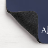 Klassiek gepersonaliseerd monogram muismat (Hoek)