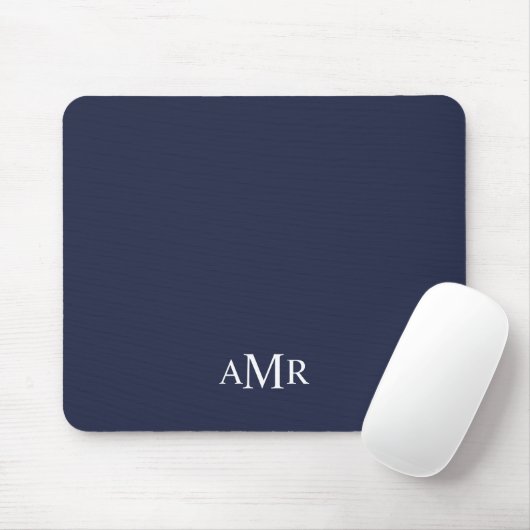 Klassiek gepersonaliseerd monogram muismat (Met muis)