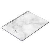 Klassiek gepersonaliseerd monogram notitieboek (Linkerzijde)