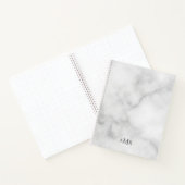 Klassiek gepersonaliseerd monogram notitieboek (Binnen)