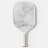 Klassiek gepersonaliseerd monogram pickleball paddle (Voorkant)