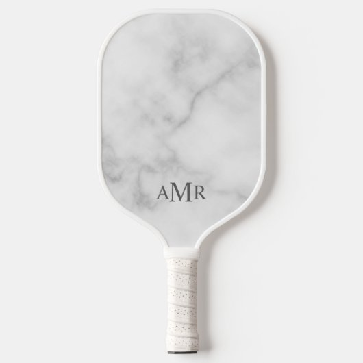 Klassiek gepersonaliseerd monogram pickleball paddle (Voorkant)