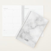 Klassiek gepersonaliseerd monogram planner (Display)