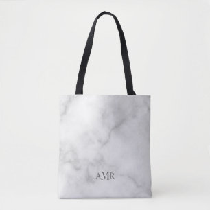 Klassiek gepersonaliseerd monogram tote bag
