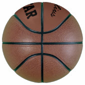 Klassiek gepersonaliseerd naam basketbal sportcade (Rechts)