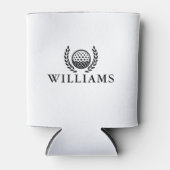 Klassiek gepersonaliseerd naammonogram blikjeskoeler (Voorkant)