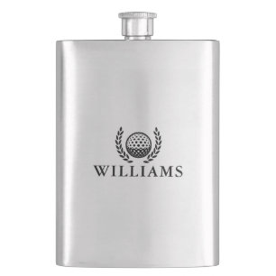 Klassiek gepersonaliseerd naammonogram flacon