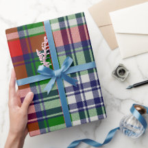 Klassiek geruit kerstcadeauverpakking – Cozy Holid