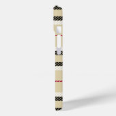 "Klassiek geruit patroon" iPhone hoesje (Achterkant / Links)