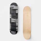 Klassiek geruit patroon persoonlijk skateboard (Voorkant)