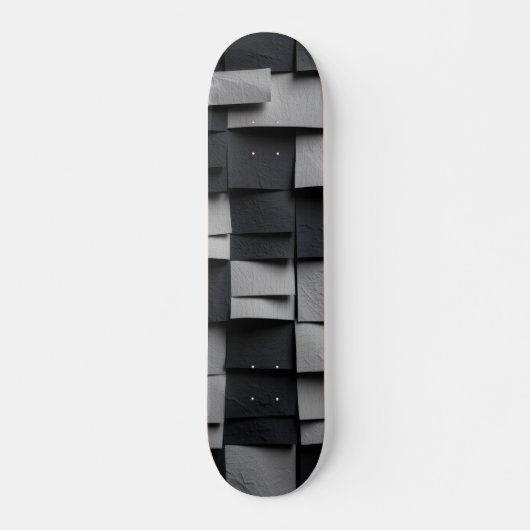 Klassiek geruit patroon persoonlijk skateboard (Voorkant)