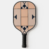 Klassiek geruit patroon pickleball paddle (Achterkant)