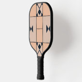Klassiek geruit patroon pickleball paddle (Links)