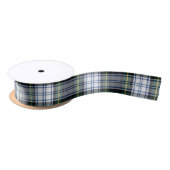 Klassiek geruite Clan Gordon Rustic Tartan Satijnen Lint (Spoel)