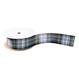 Klassiek geruite Clan Gordon Rustic Tartan Satijnen Lint