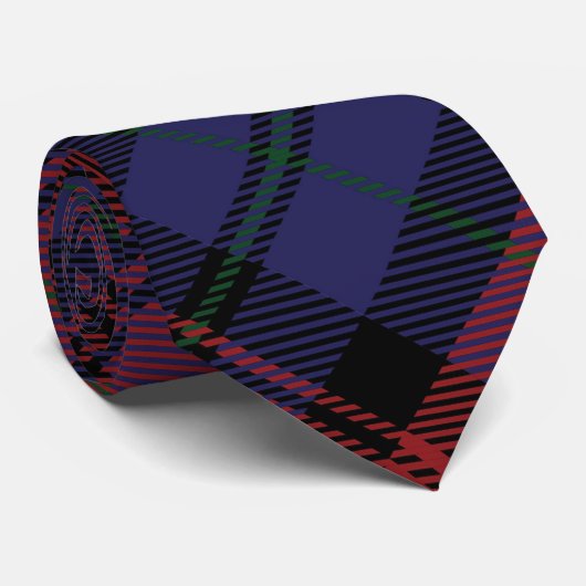 Klassiek geruite rustieke elegante tartan stropdas (Opgerold)
