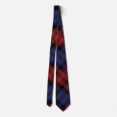 Klassiek geruite rustieke elegante tartan stropdas (Achterkant)