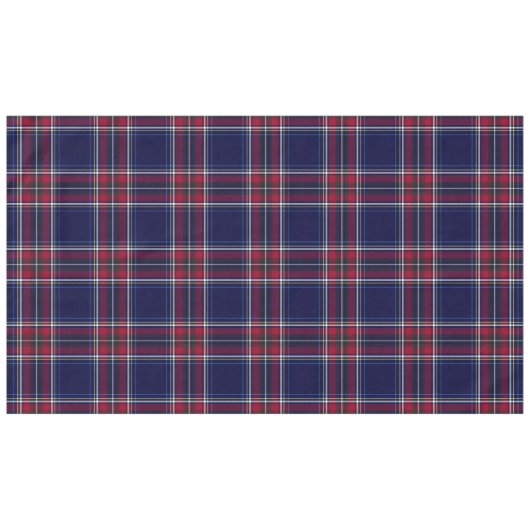 Klassiek geschilderd in marine en rood tafelkleed (Voorkant (Horizontaal))