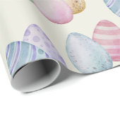 Klassiek geschilderde paaseieren cadeaupapier (Rol Hoek)