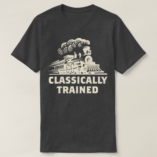 Klassiek geschoolde  trein t-shirt (Design voorkant)