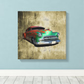 Klassiek gesneden Canvas Afdruk (Insitu (Houten vloer))