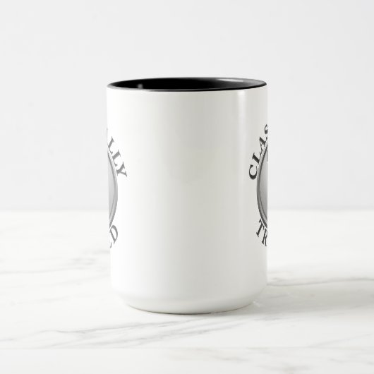 Klassiek getraind 3-traps mok (Midden)