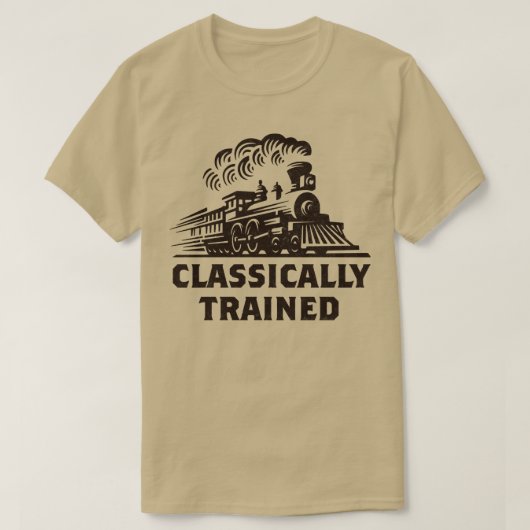 Klassiek getrainde locomotieven t-shirt (Design voorkant)