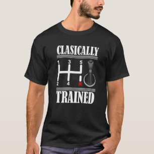 Klassiek getrainde stick shifting handleiding tran t-shirt