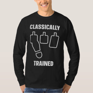 Klassiek Getrainde Stokschakeling Handmatige Trans T-shirt